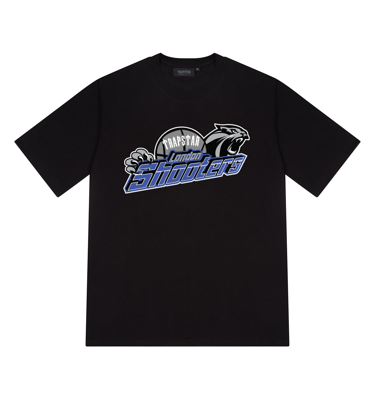 Trapstar London Shooters Tee - Black/Blue - Trapstar® Store